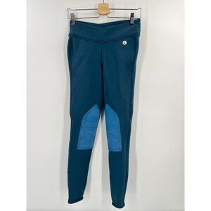 Horze Active Women US Size 24 Blue Winter Knee Patch Tights